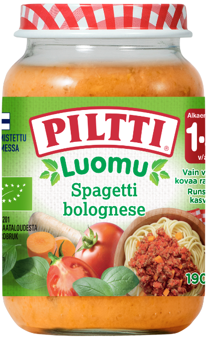 Luomu Spaghetti bolognese