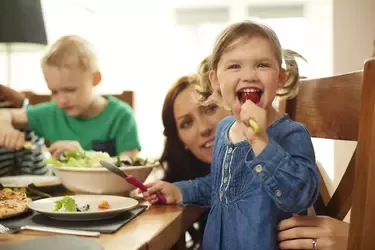 child eating