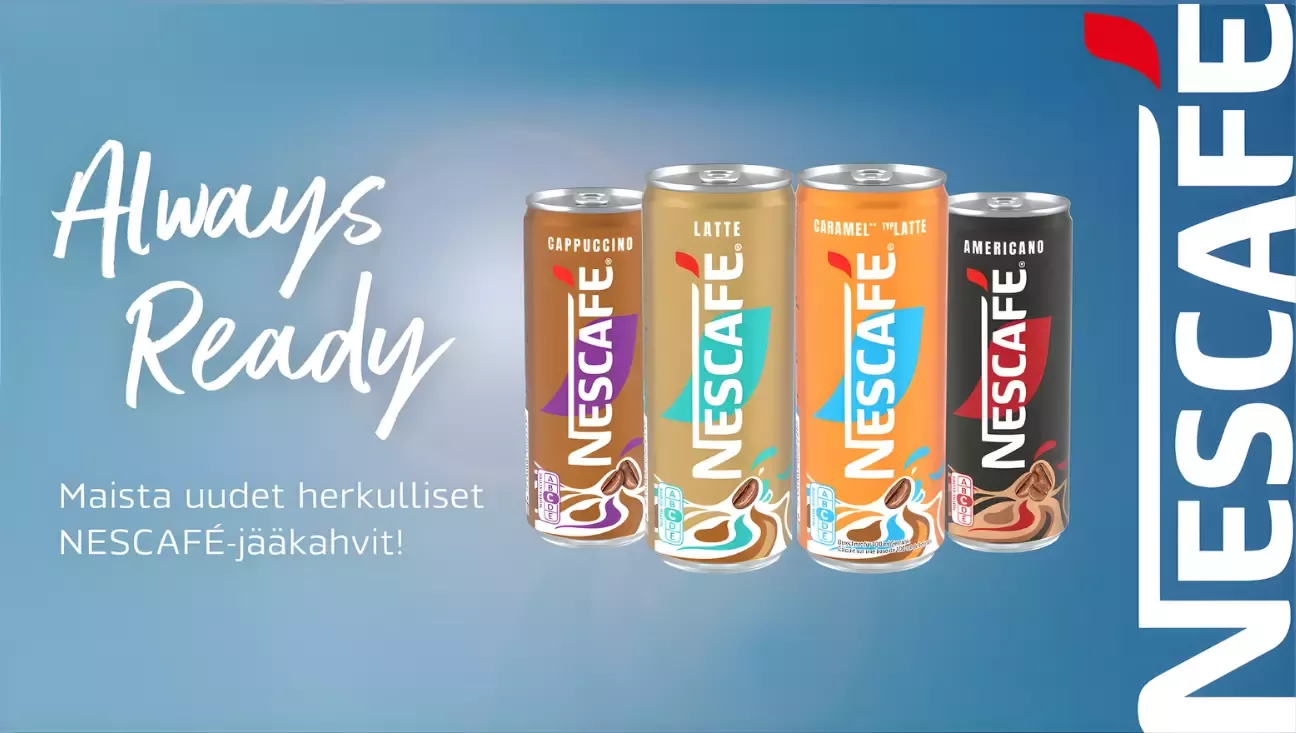 Nescafe RTD ice coffee Finland