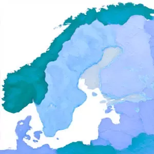 Pohjoismaiden kartta