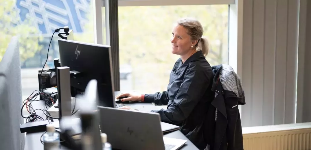 Woman at work